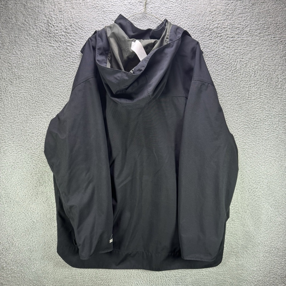 Carhartt Shoreline Coat Mens 2XL Black Waterproof Breathable Hooded Work Jacket - Picture 2 of 16